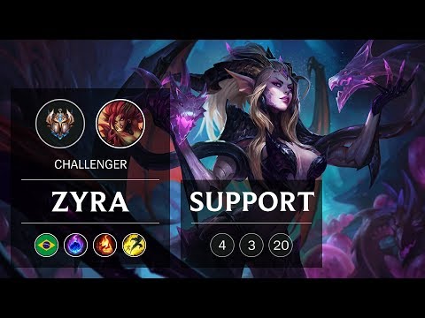 Zyra Support vs Thresh - BR Challenger Patch 9.1
