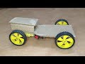 Cardboard Making Best Racing Control Car At Home How To Make Powerful Geared RC Control Car