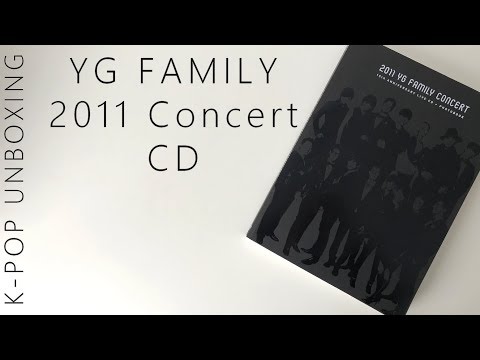 YG Family 15th Anniversary 2011 YG Family Concert Live (+ YG Card) | Unboxing