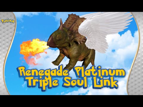 The Flying Flamethrowing Chasmosaurus: Pokemon Renegade Platinum Triple Soul Link #43