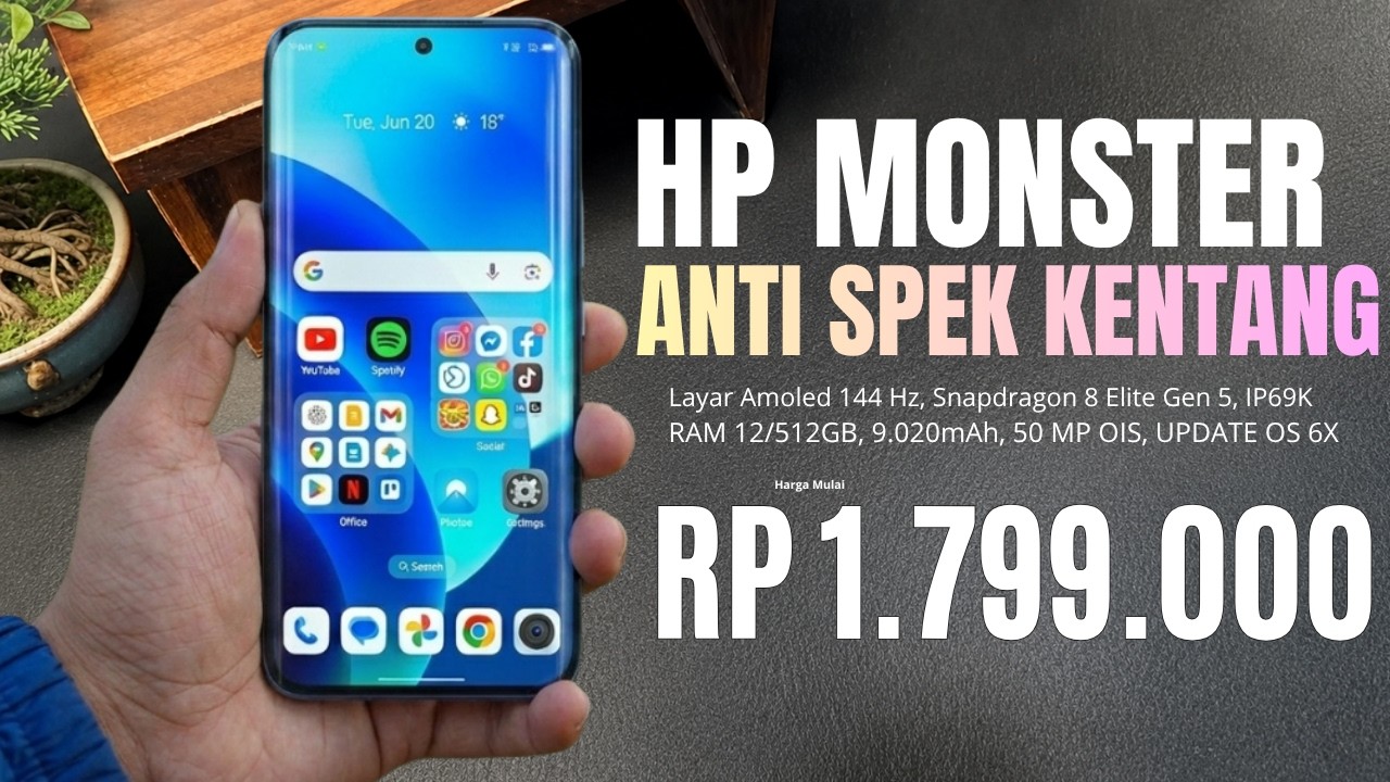 BARU RILIS‼️RAM 12/512GB, 9020MAH - HP BATERAI JUMBO TERBAIK DAN MURAH 2026