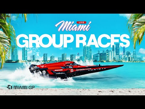 LIVE STREAM: E1 Miami GP Race Day Group Races | 2025 E1 Season Finale