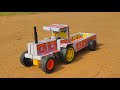 How To Make Matchbox Tractor I DIY Tractor Trolley With DC Motor I Mini Tractor Toy AshtonCreative