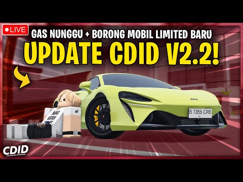 MENUNGGU UPDATE CDID UPDATE V2.2 ! GAS JOIN SINI - Car Driving Indonesia V2.2 Roblox