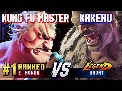 SF6 ▰ KUNG FU MASTER (#1 Ranked E.Honda) vs KAKERU (Sagat) ▰ High Level Gameplay