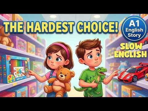 English Listening Practice Level 1 | Shopping & Making Decisions