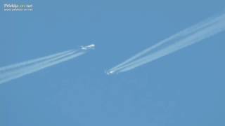 Bližnje srečanje dveh letal v zraku