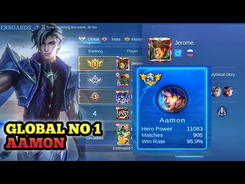 Global no 1 Aamon Gameplay ONIC Jerome Mobile legends