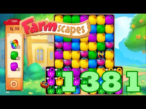 Farmscapes Level 1381 HD Gameplay Walkthrough | 3 - match game | android | ios | pc | GameGo Game