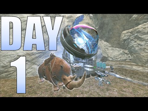 How a 40,000 Hour Tribe Claims Oil Cave Day 1! | Ark PvP