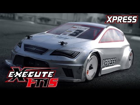 Xpress Execute FT1S, race winning 1/10 FWD car in action!