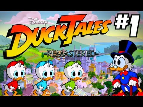 DuckTales Remastered - Part 1: Opening Level Gameplay Walkthrough / Let's Play
