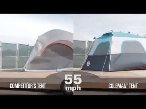 帳篷測試實驗室：Coleman帳棚 vs競爭者帳棚