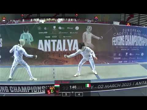 Euro Champs 2025 CME - GOLD - Donat Kiss HUN v Nicolo Sonnessa ITA