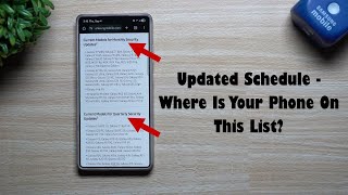 Samsung's Updated One UI Software Update Schedule - Where Is Your Phone On This List
