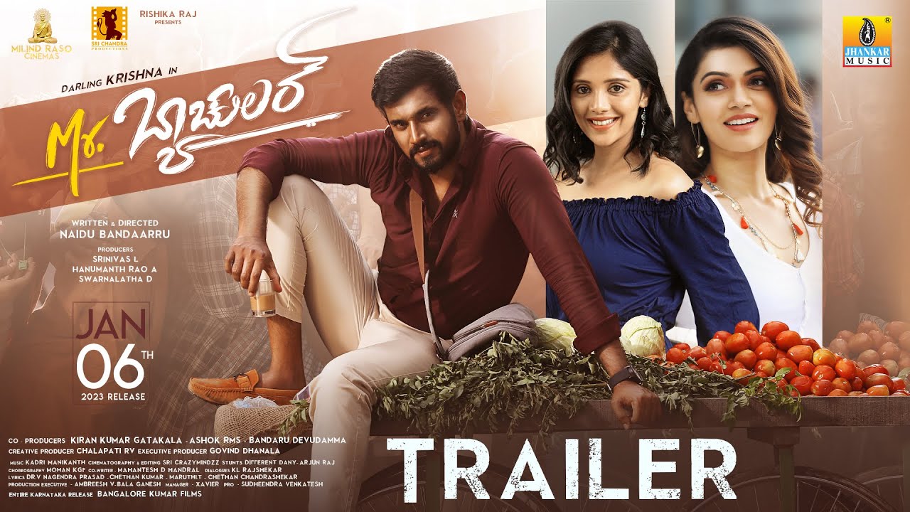 Mr Bachelor - Official Kannada Movie Trailer | Darling Krishna, Nimika Ratnakar, Milana Nagaraj