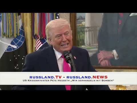 US Kriegsminister Pete Hegseth „Wir verhandeln mit Bomben“