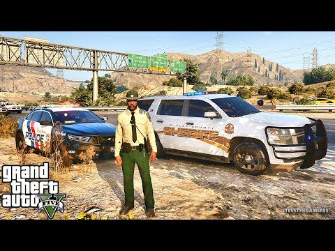 GTA 5 MODS LSPDFR 906 - SENORA PATROL!!! (GTA 5 REAL LIFE PC MOD) 4K 60FPS