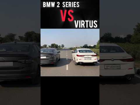 Thumbnail for BMW 2 series 🆚 VW Virtus | Drag race | 2025 | #trending #viralvideo #new #race by BMW 2 Series