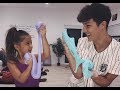 5 YEAR OLD TEACHES ME HOW TO MAKE SLIME SO CUTE