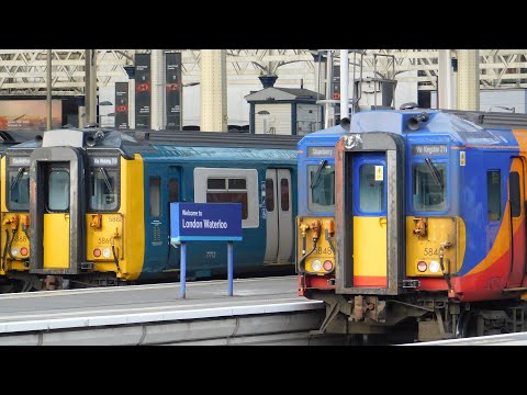Trains at London Waterloo - 16th February 2025