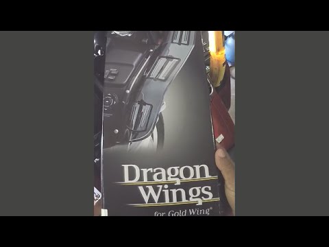 Kuryakyn Dragon Wings Installation Goldwing GL1800