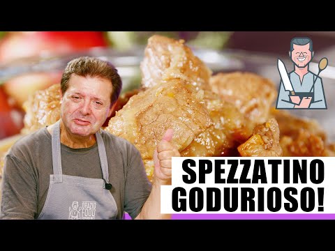 GUSTOSO SPEZZATINO DI MANZO CON CIPOLLE - Ricetta casalinga facile facile