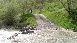 preview picture of video 'motocross in primiero-guado torrente (honda hm)'