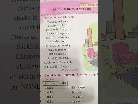 #Std.2 #poem | 4.1 Catch them, if you can ! #reading #youtubeshorts @RukminiPede