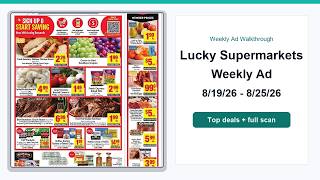 Lucky Supermarkets Weekly Ad (8/19/26 - 8/25/26) Top Deals