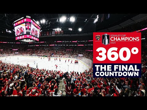 Watch the Final Seconds Count Down in 360° | Florida Panthers 2025 Stanley Cup Champions