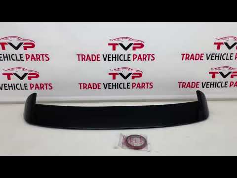 Fits Seat Ibiza MK5 6F 2017- Rear Roof Boot Lip Spoiler Gloss Black video
