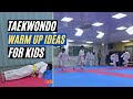 TKD FUN Warm Up Drills For KIDS Relay Taekwondo Training Ideas 1
