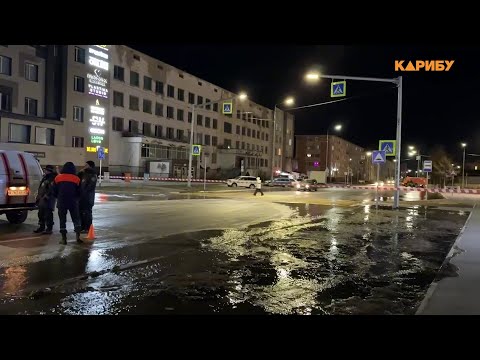 Подрядчику придется устранить последствия аварии на трубопроводе в Автотэке