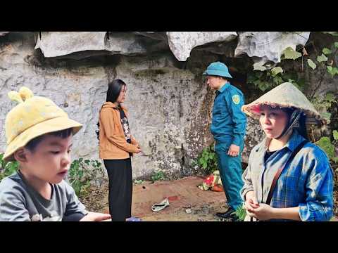 The police found the poor girl living in a cave. It's so sad