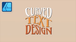 How to Make Curved Text in Affinity Designer