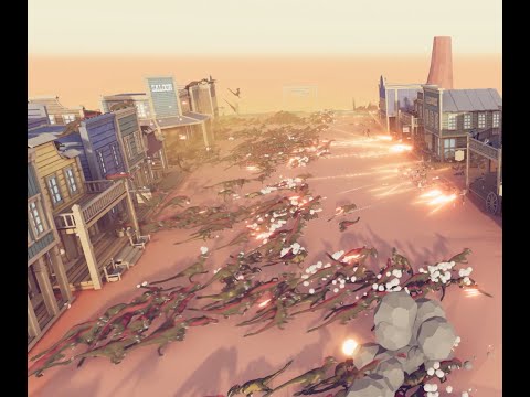 Tabs Huge 3000 raptor invasion vs army, 4k60 no lag