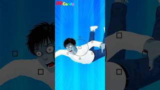 落下する男 あぶなっ！・・・と思ったら #shorts #anime #animation #妖怪