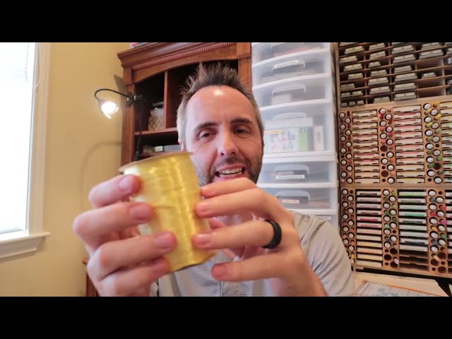 Best Pearlized Yellow Raffia for Gift Wrapping - alternate angle
