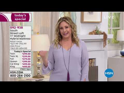 HSN | Sleep Solutions featuring South Street Loft Mattresses 02.02.2020 - 06 PM