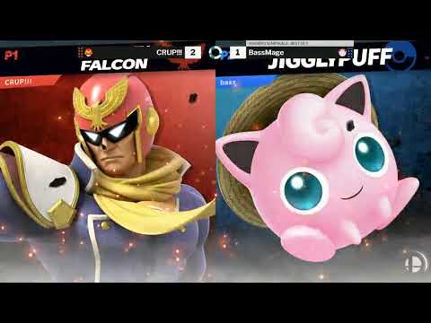 SOS 165 SSBU Winners Semis - CRUP!!! (Captain Falcon) vs BassMage (JigglyPuff)
