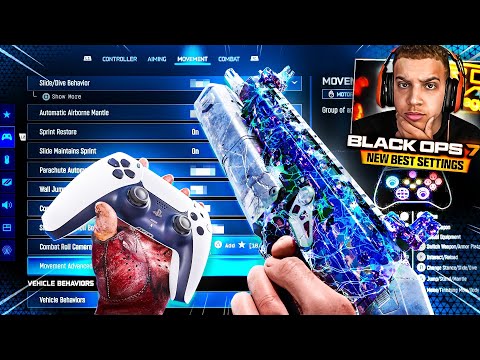 New BEST WARZONE SETTINGS! (BO7 Movement, Aim + Controller Settings)