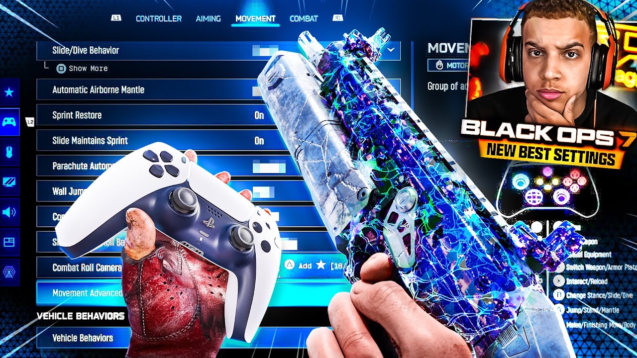 New BEST WARZONE SETTINGS! (BO7 Movement, Aim + Controller Settings)