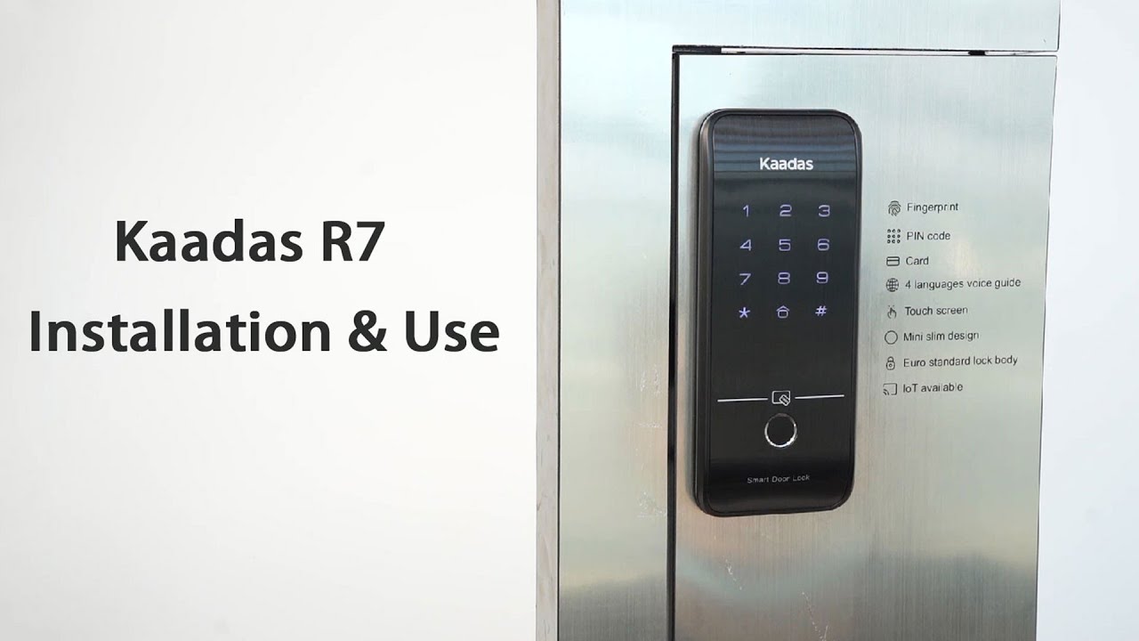 Installation & User Guide | Kaadas R7 Rim Lock
