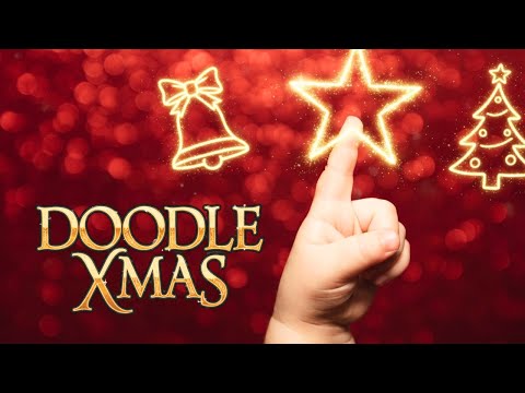 🎶Christmas Tracing Map for Kids 🎨💫 Doodle Art Map 🎶 Carol “Silent Night” 🎶