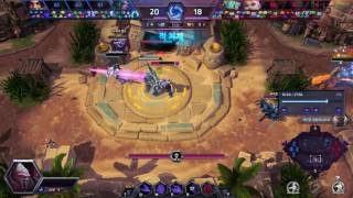 렙20 5명 vs 렙18 4명 우두머리 한타.