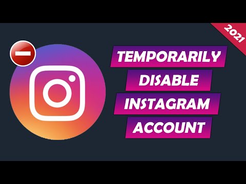 How To Temporarily Deactivate Instagram Account Video