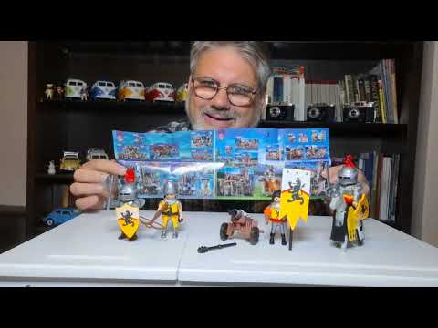 Playmobil 4871 from 2015: The Lion Knight Troop. 4 knights as the foundation for the "good guys."