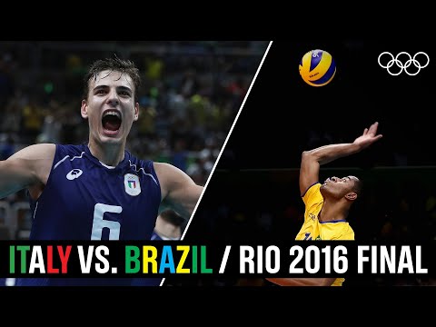 Italy vs. Brazil – 🏐Throwback Moments Rio Volleyball Final!