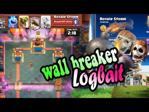 🔥 Wall Breaker + Logbait 👈How to BEAT EVERY Meta DECKs- Clash Royale